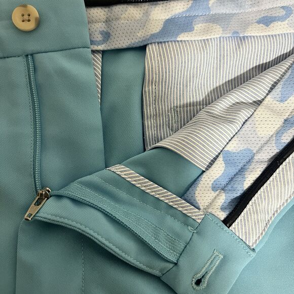 Peter Millar Salem Performance Shorts Blue Color 36 MS21EB82 Golfing Casual - Picture 4 of 8